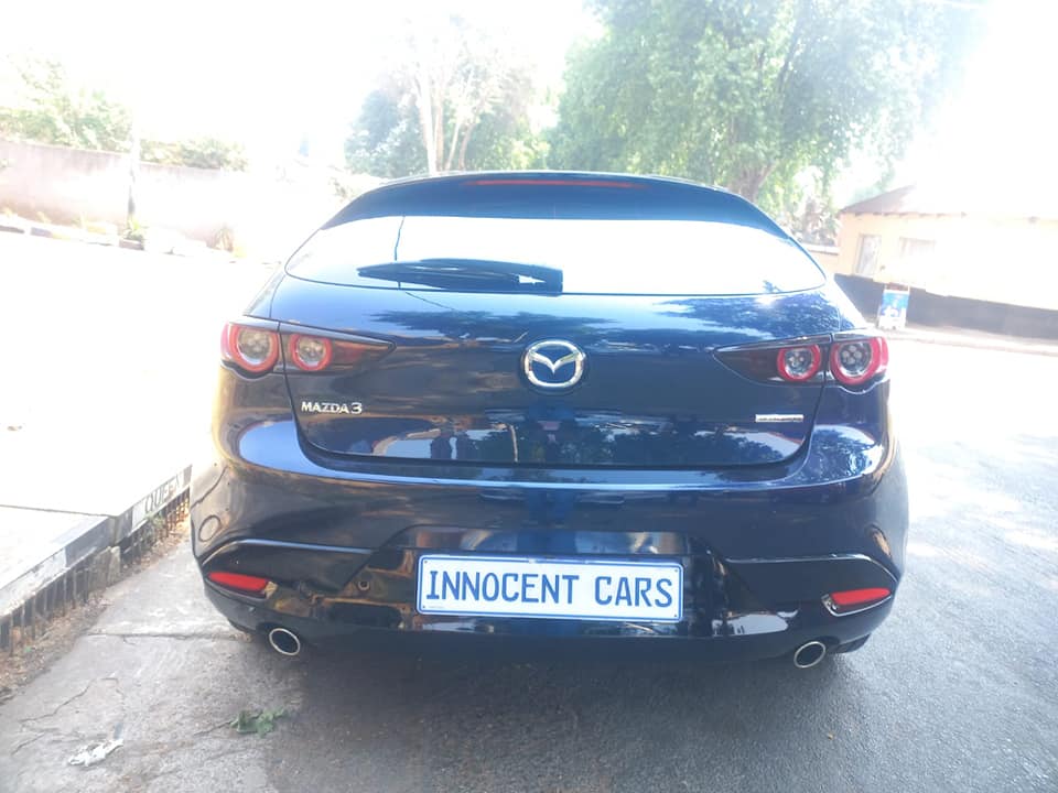 2019 MAZDA 3 SKYACTIVE G 1.6 PETROL, MANUAL, NAVY BLUE COLOR