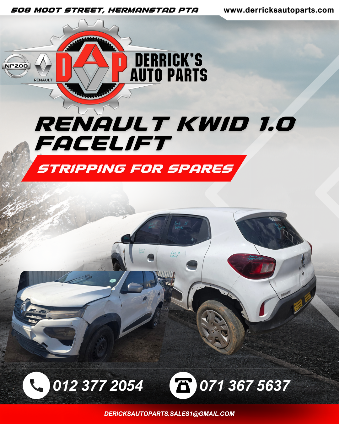 RENAULT KWID FACELIFT ( STRIPPING FOR SPARES) - Private Seller RENAULT KWID FACELIFT ( STRIPPING FOR SPARES) - Private Seller