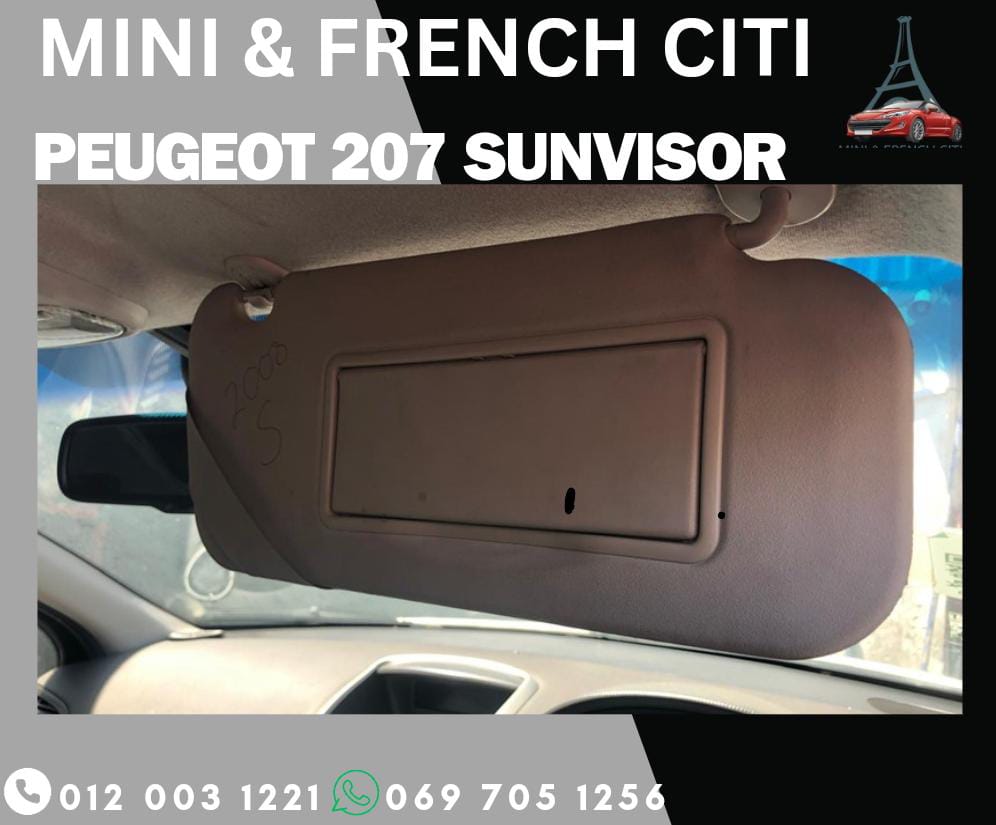 . Peugeot 207 sun visor - Private Seller . Peugeot 207 sun visor - Private Seller