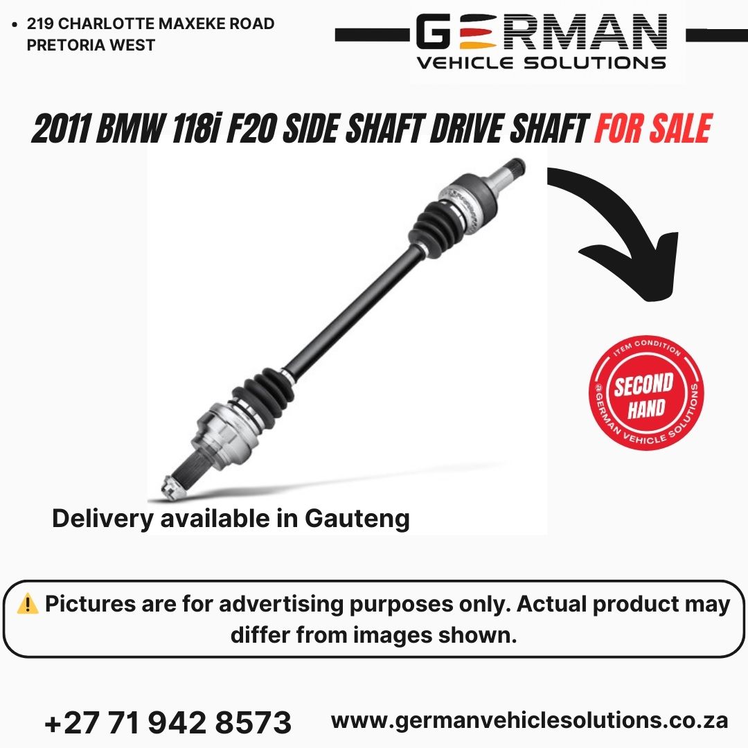 2011 BMW 118i f20 side shaft drive shaft for sale - Private Seller 2011 BMW 118i f20 side shaft drive shaft for sale - Private Seller