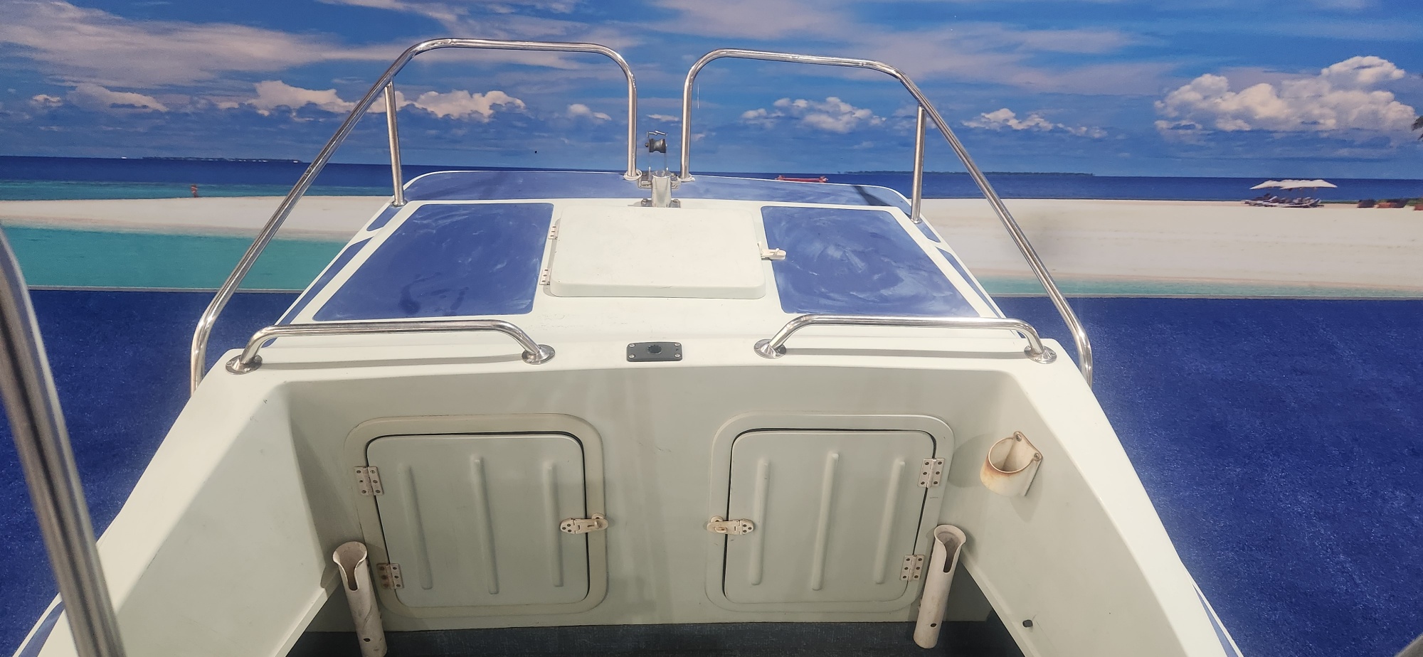 T CAT 16,6 CC ON TRAILER 2 X 60 HP YAMAHA