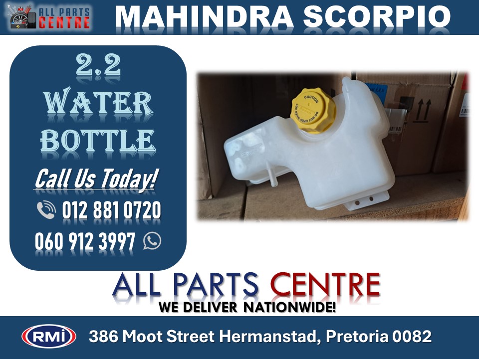 Mahindra Scorpio Mhawk 2.2 water bottle for sale