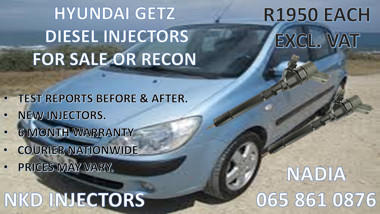 DIESEL INJECTORS FOR SALE FOR HYUNDAI GETZ - Private Seller DIESEL INJECTORS FOR SALE FOR HYUNDAI GETZ - Private Seller