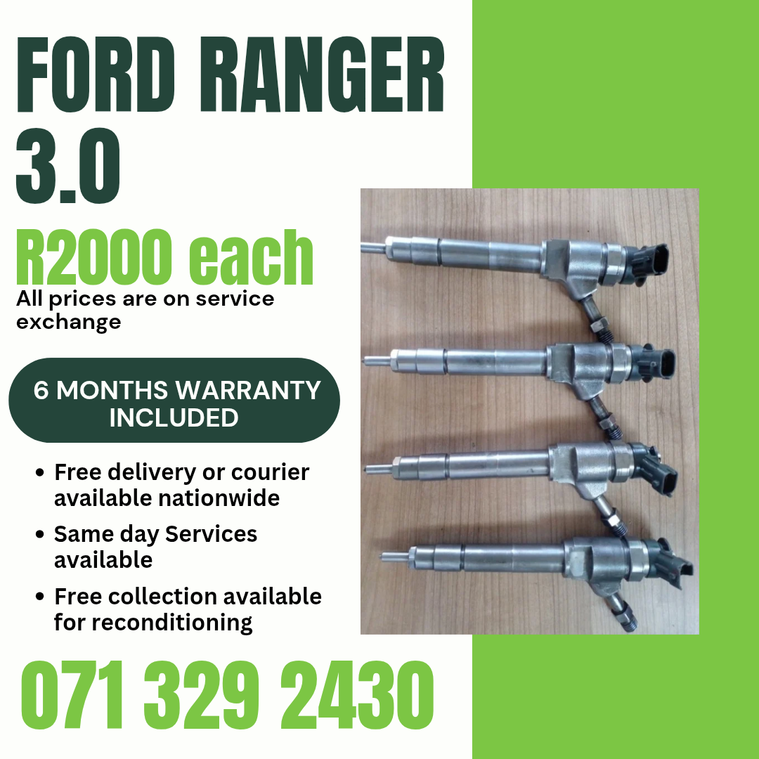 FORD RANGER 3.0 DIESEL INJECTORS FOR SALE WITH WARRANTY - Private Seller FORD RANGER 3.0 DIESEL INJECTORS FOR SALE WITH WARRANTY - Private Seller