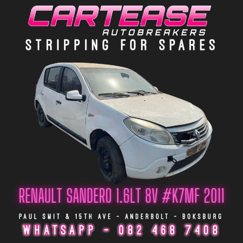 RENAULT SNDERO 1.6LT 8V #K7MF 2011 - Private Seller RENAULT SNDERO 1.6LT 8V #K7MF 2011 - Private Seller