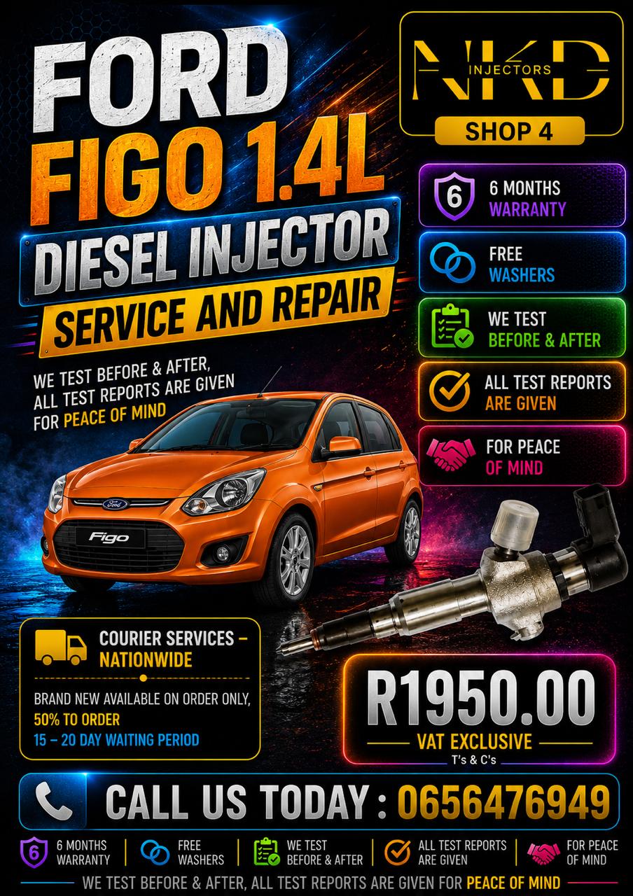 Ford_Figo_1.4L_Diesel_Injectors_on_Recon - Private Seller Ford_Figo_1.4L_Diesel_Injectors_on_Recon - Private Seller