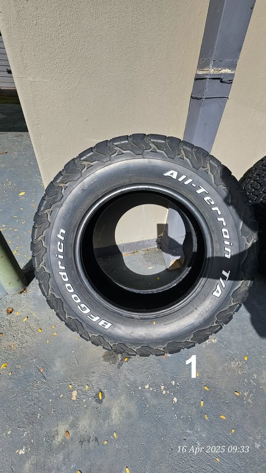 265/70R17 BF Goodrich Tyres Bundle