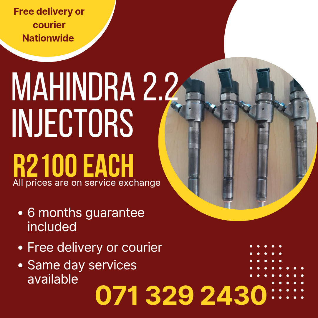 MAHINDRA 2.2 DIESEL INJECTORS FOR SALE WITH WARRANTY - Private Seller