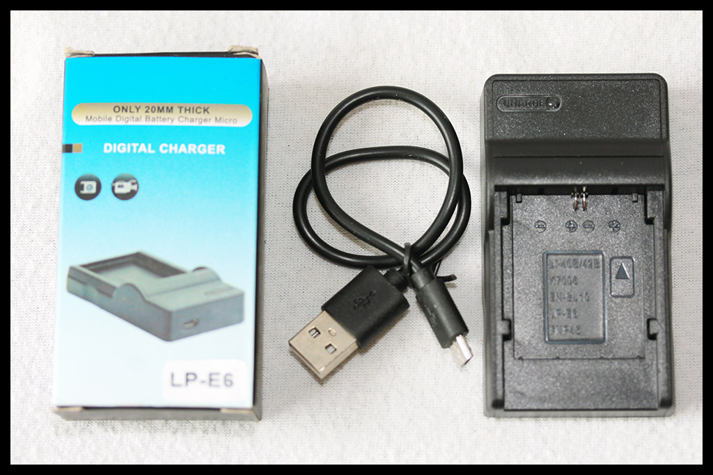USB Battery Charger for Canon