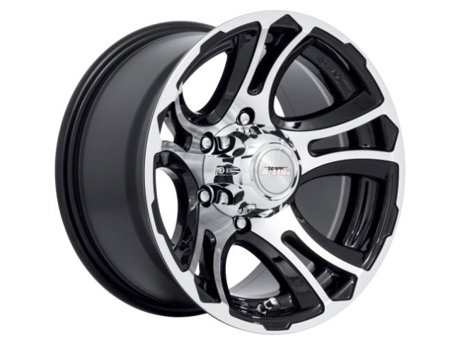 15″ A-Line Rebel 6/139 Black Machined Face Alloy Wheels