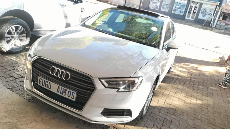 2018 AUDI A3 30TFSI AUTOMATIC CODE2 WHITE PETROL SUNROOF RESERVES SENSOR