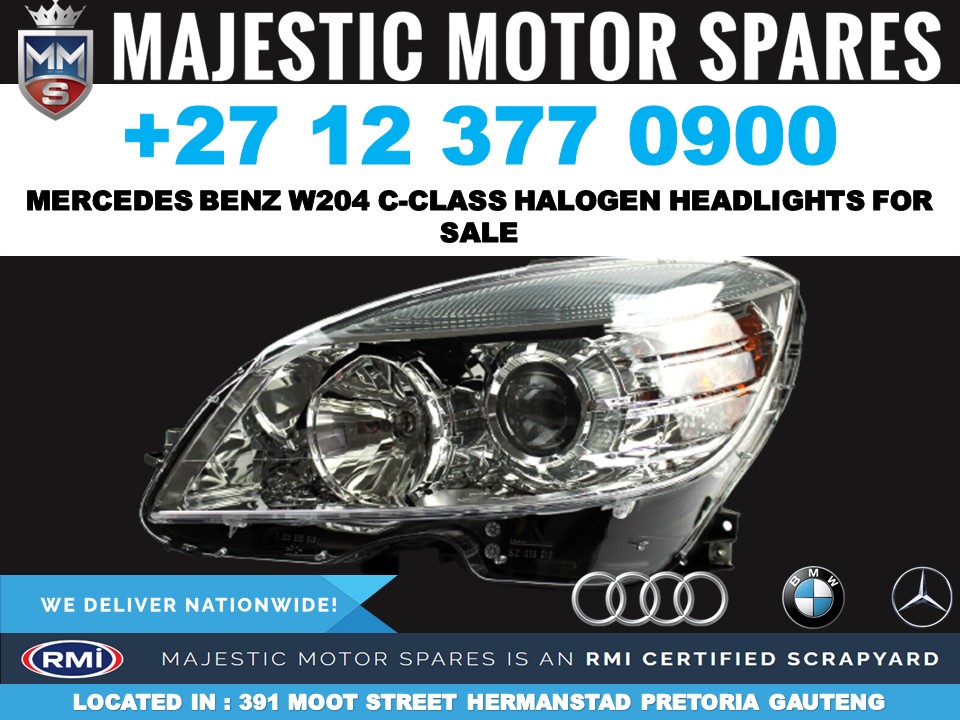 Mercedes Benz W204 C-CLASS new halogen headlights head lamps - Private Seller Mercedes Benz W204 C-CLASS new halogen headlights head lamps - Private Seller