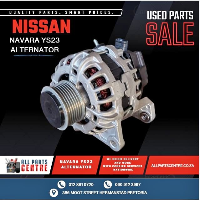 Nissan Navara YS23 Alternator - Private Seller Nissan Navara YS23 Alternator - Private Seller