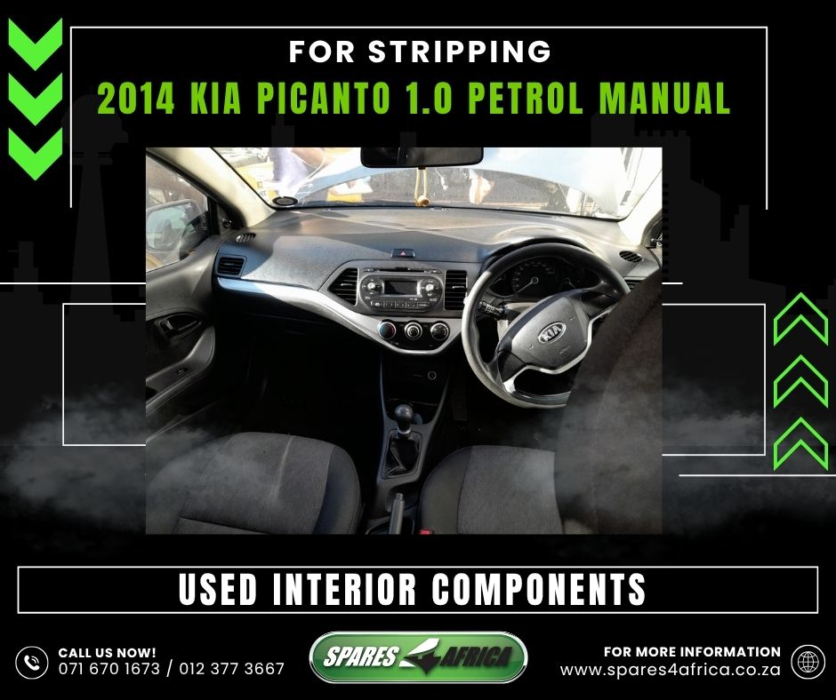 2014 KIA PICANTO 1.0 PETROL MANUAL – FOR STRIPPING - Private Seller 2014 KIA PICANTO 1.0 PETROL MANUAL – FOR STRIPPING - Private Seller