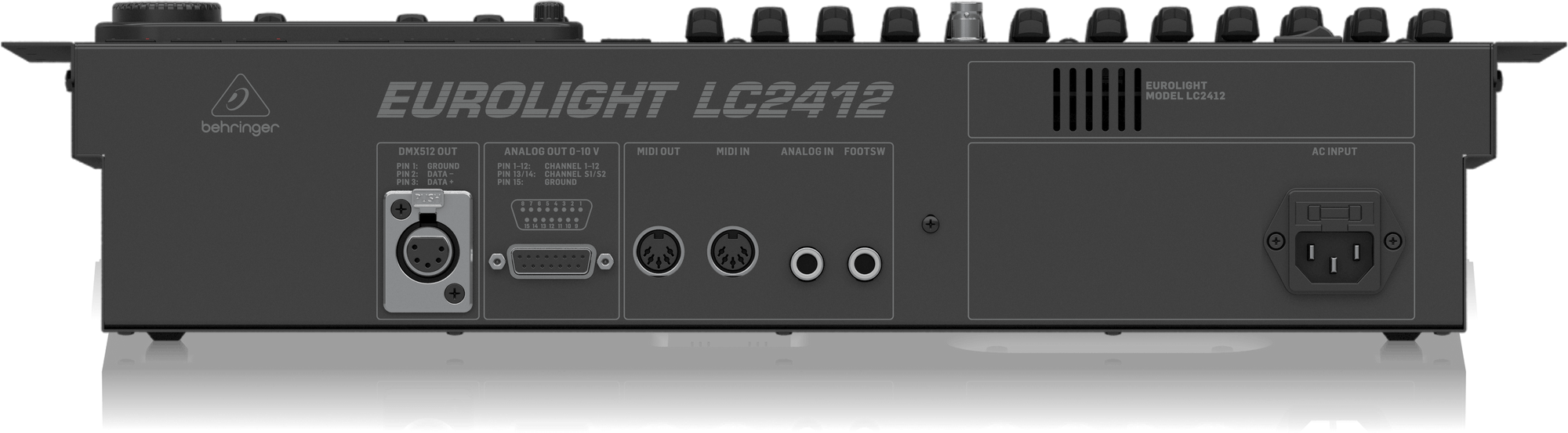 Behringer EUROLIGHT LC2412 V2 Professional 24-Channel DMX Lighting Console