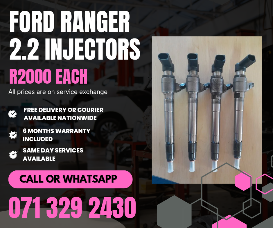FORD RANGER 2.2 DIESEL INJECTORS FOR SALE WITH WARRANTY - Private Seller FORD RANGER 2.2 DIESEL INJECTORS FOR SALE WITH WARRANTY - Private Seller