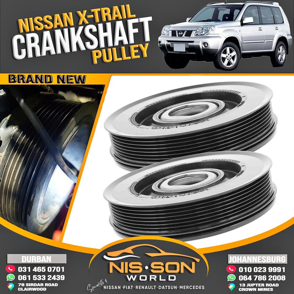 NISSAN X-TRAIL CRANKSHAFT PULLEY