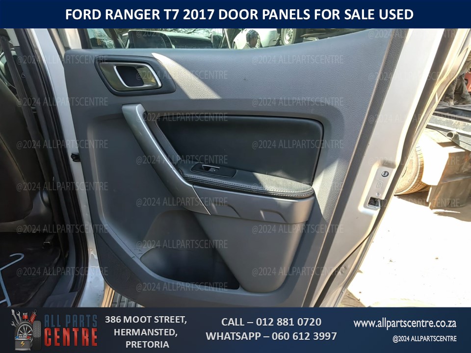 Ford Ranger T7 door panels for sale used Ford Ranger T7 door panels for sale used