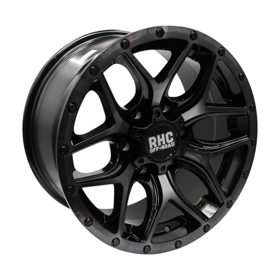 17″ CLOUT 6/139 Matt Black Tinted Alloy Wheels