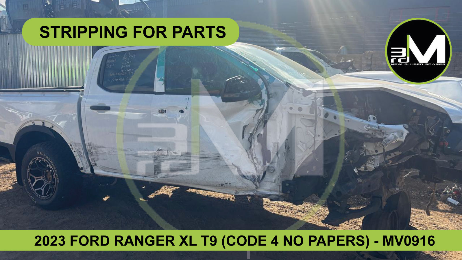 2023 FORD RANGER XL T9 (STRIPPING FOR PARTS) - MV0916 - Private Seller 2023 FORD RANGER XL T9 (STRIPPING FOR PARTS) - MV0916 - Private Seller