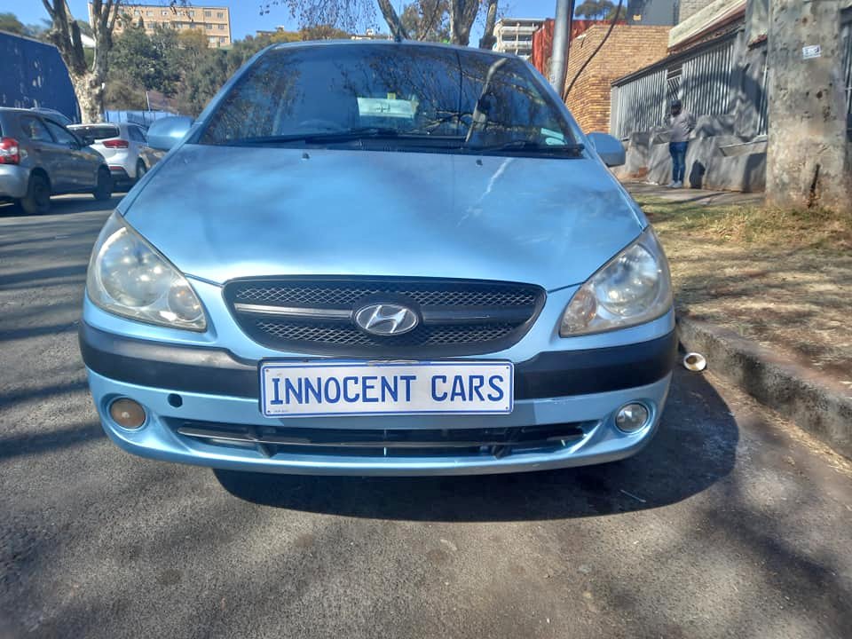 2011 HYUNDAI GETZ HATCHBACK 1.6 ENGINE PETROL, MANUAL, BLUE COLOR