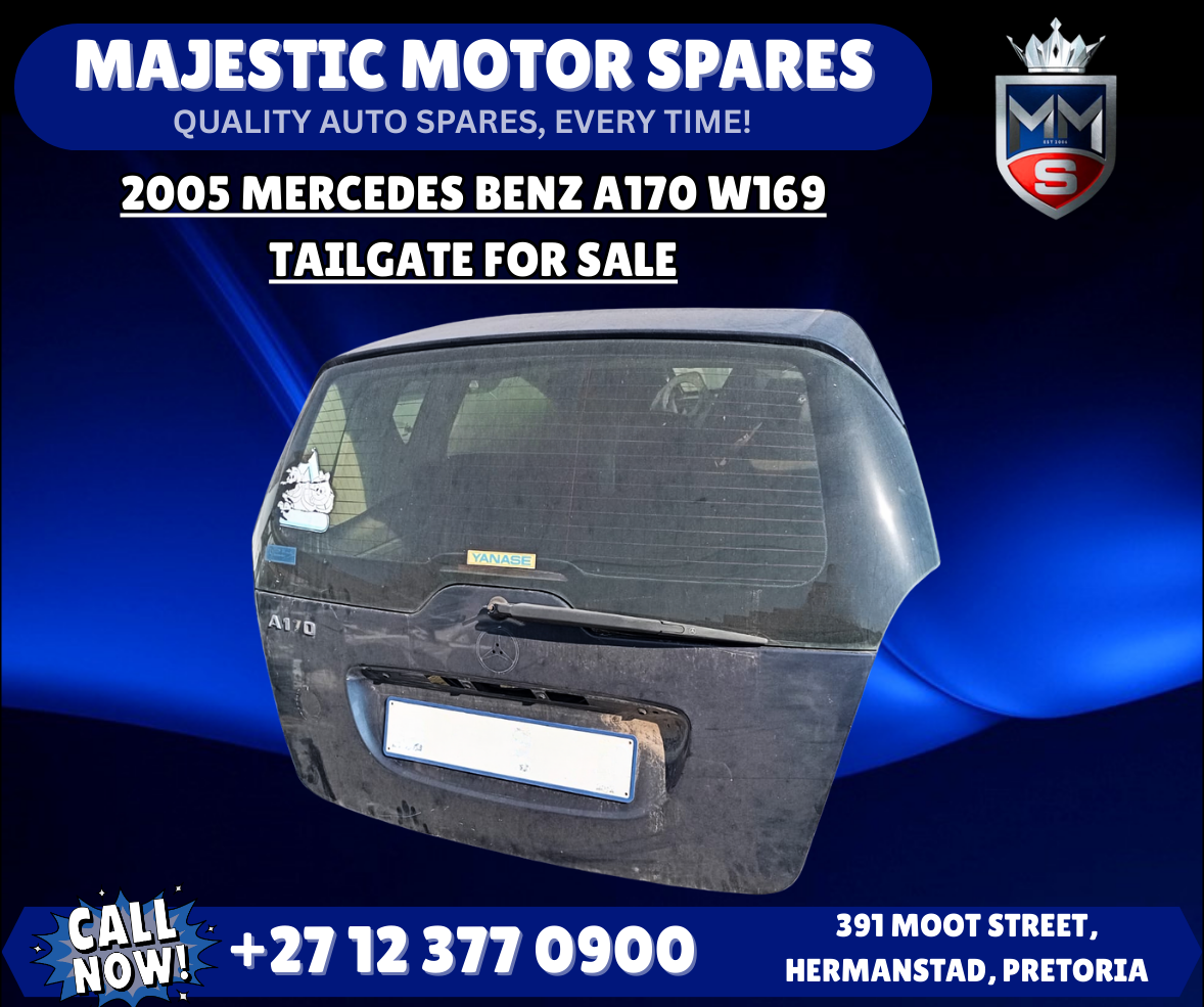 2005 Mercedes-Benz A170 W169 tailgate for sale – used - Private Seller 2005 Mercedes-Benz A170 W169 tailgate for sale – used - Private Seller