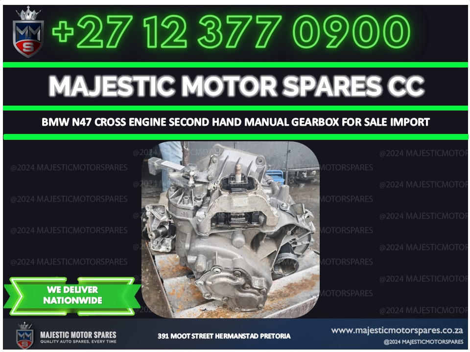 BMW n47 cross engine with manual gearbox – second-hand import for sale
