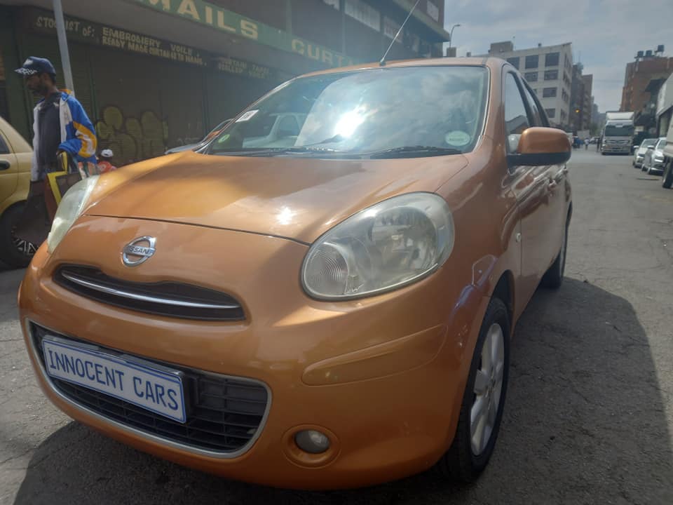 2014 NISSAN MICRA 1.6 PETROL, MANUAL TRANSMISSION, ORANGE COLOUR, MILEAGE 75000KM