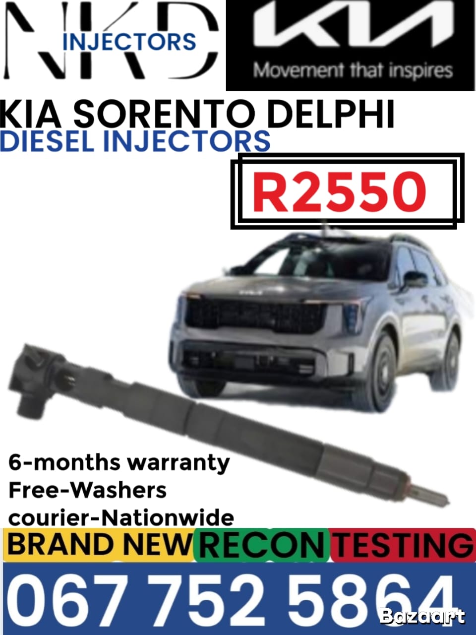 Kia Sorento Delphi Diesel injectors - Private Seller Kia Sorento Delphi Diesel injectors - Private Seller
