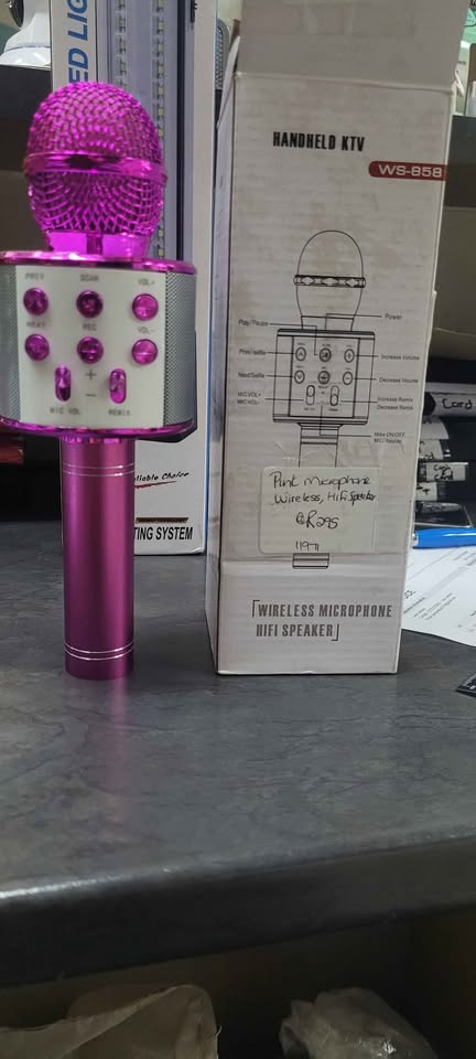 Pink Microphone wireless, Hifi Speaker