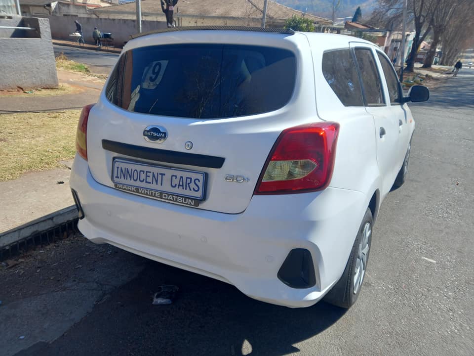2022 DATSUN GO PLUS 7SEATERS 1.2 ENGINE PETROL, MANUAL, WHITE COLOR, MILEAGE 76000KMS