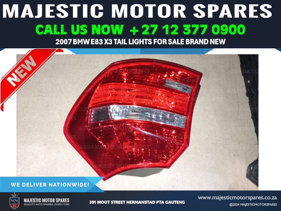 2007 BMW E83 X3 Tail Lights for Sale Brand New - Private Seller 2007 BMW E83 X3 Tail Lights for Sale Brand New - Private Seller