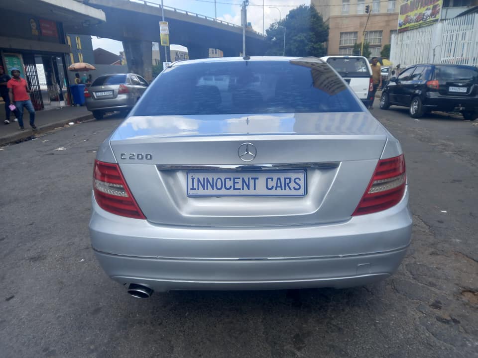 2013 MERCEDES BENZ C200 PETROL, AUTOMATIC TRANSMISSION, SILVER COLOUR