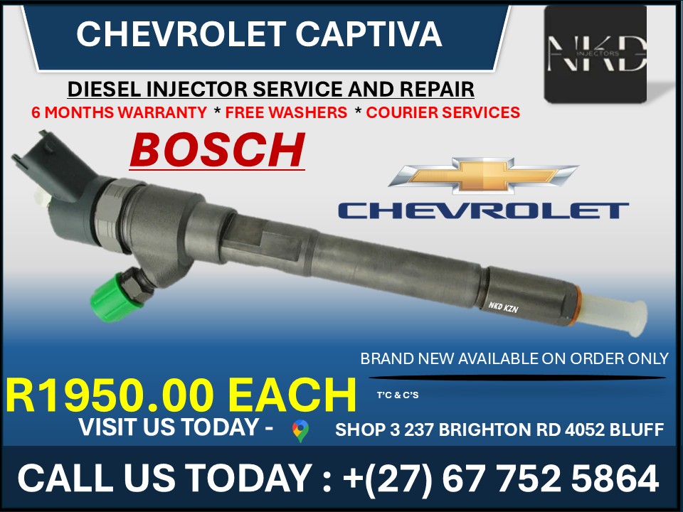 Chevrolet Captiva Bosch Diesel injectors - Private Seller Chevrolet Captiva Bosch Diesel injectors - Private Seller