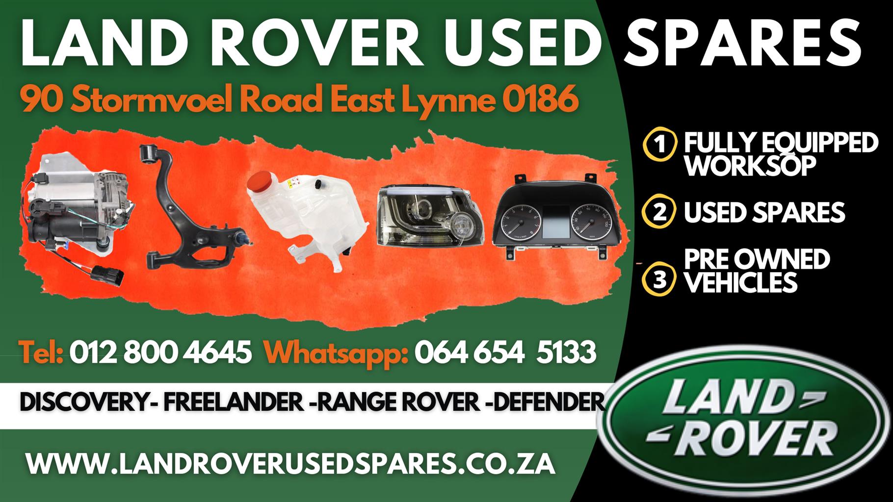 Land Rover Used Spares + Fitments AUTO EZI Land Rover Used Spares + Fitments AUTO EZI