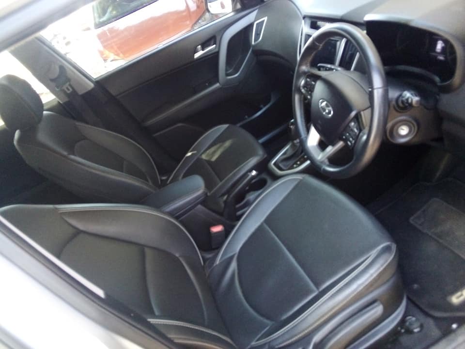 2019 HYUNDAI CRETA 1.6 DIESEL, REVERSE CAMERA  AUTOMATIC  SILVER FULL SERVICE HISTORY, LEATHER