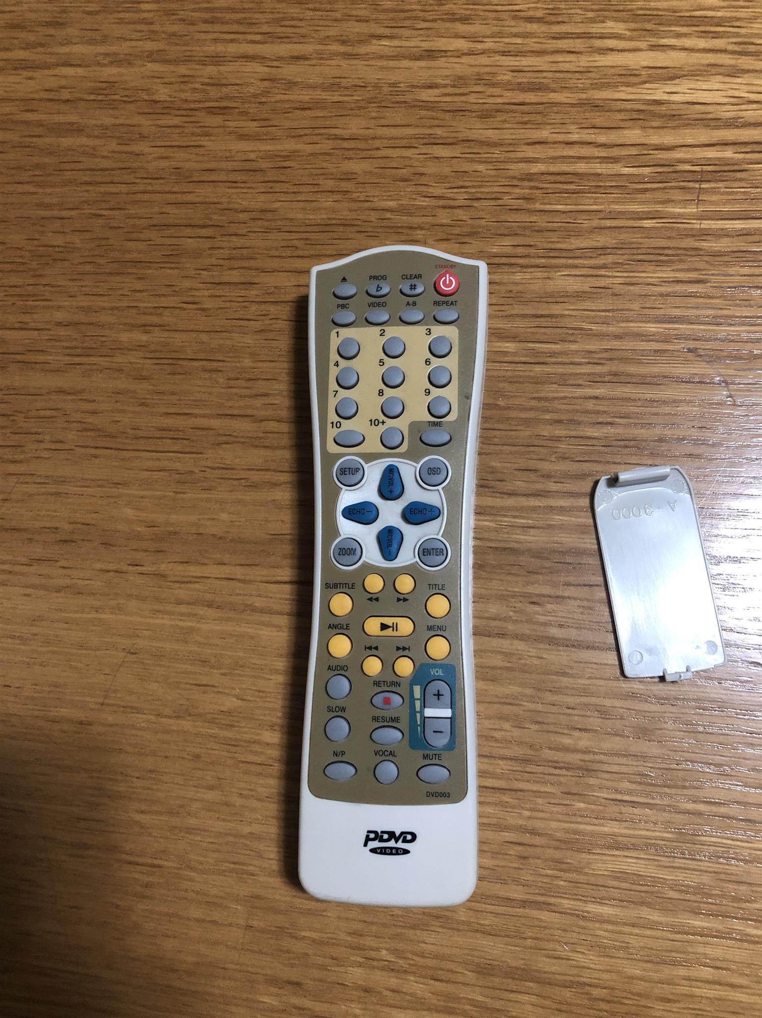 DVD Video universal remote control