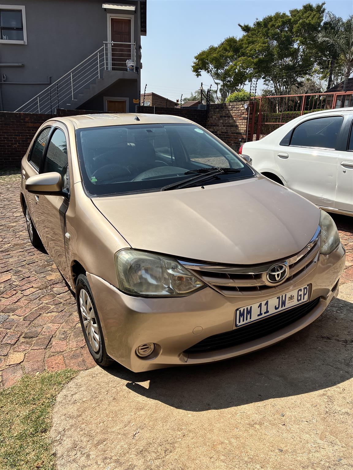 Used 2013 Toyota Etios sedan 1.5 Sprint - Private Seller Used 2013 Toyota Etios sedan 1.5 Sprint - Private Seller