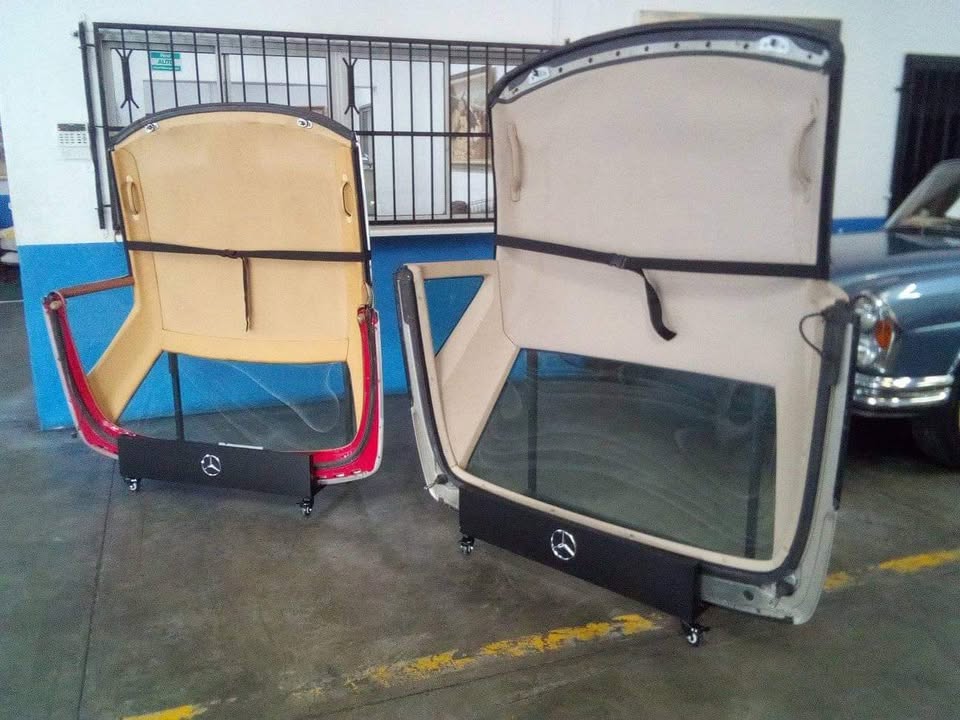 Hard top stands for Mercedes Benz, SL500, 280 SL Pagoda