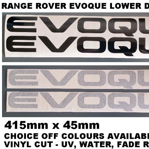 Range Rover Evoque lower side stickers decals - Private Seller Range Rover Evoque lower side stickers decals - Private Seller