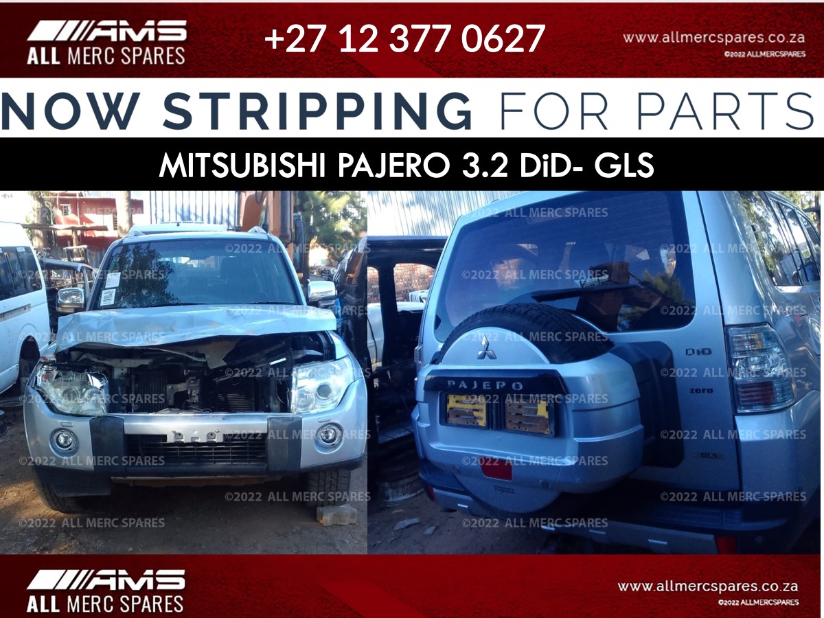 USED MITSUBISHI PAJERO GEN 4 3.2 DID GLS STRIPPING FOR SPARES - Private Seller USED MITSUBISHI PAJERO GEN 4 3.2 DID GLS STRIPPING FOR SPARES - Private Seller