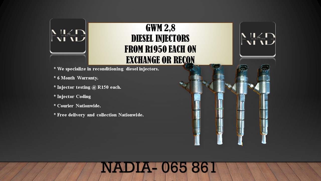 DIESEL INJECTORS FOR GWM 2.8 - Private Seller DIESEL INJECTORS FOR GWM 2.8 - Private Seller