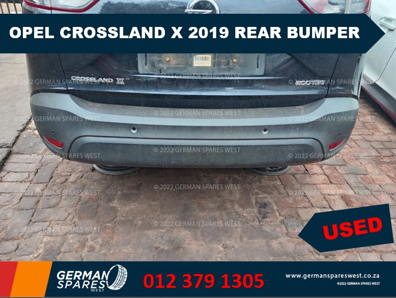 OPEL CROSSLAND X 1.2 2019 USED REAR BUMPER FOR SALE - Private Seller OPEL CROSSLAND X 1.2 2019 USED REAR BUMPER FOR SALE - Private Seller