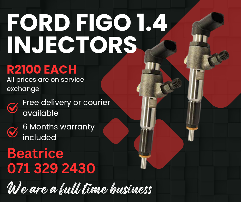 FORD FIGO 1.4 DIESEL INJECTORS FOR SALE WITH WARRANTY - Private Seller FORD FIGO 1.4 DIESEL INJECTORS FOR SALE WITH WARRANTY - Private Seller