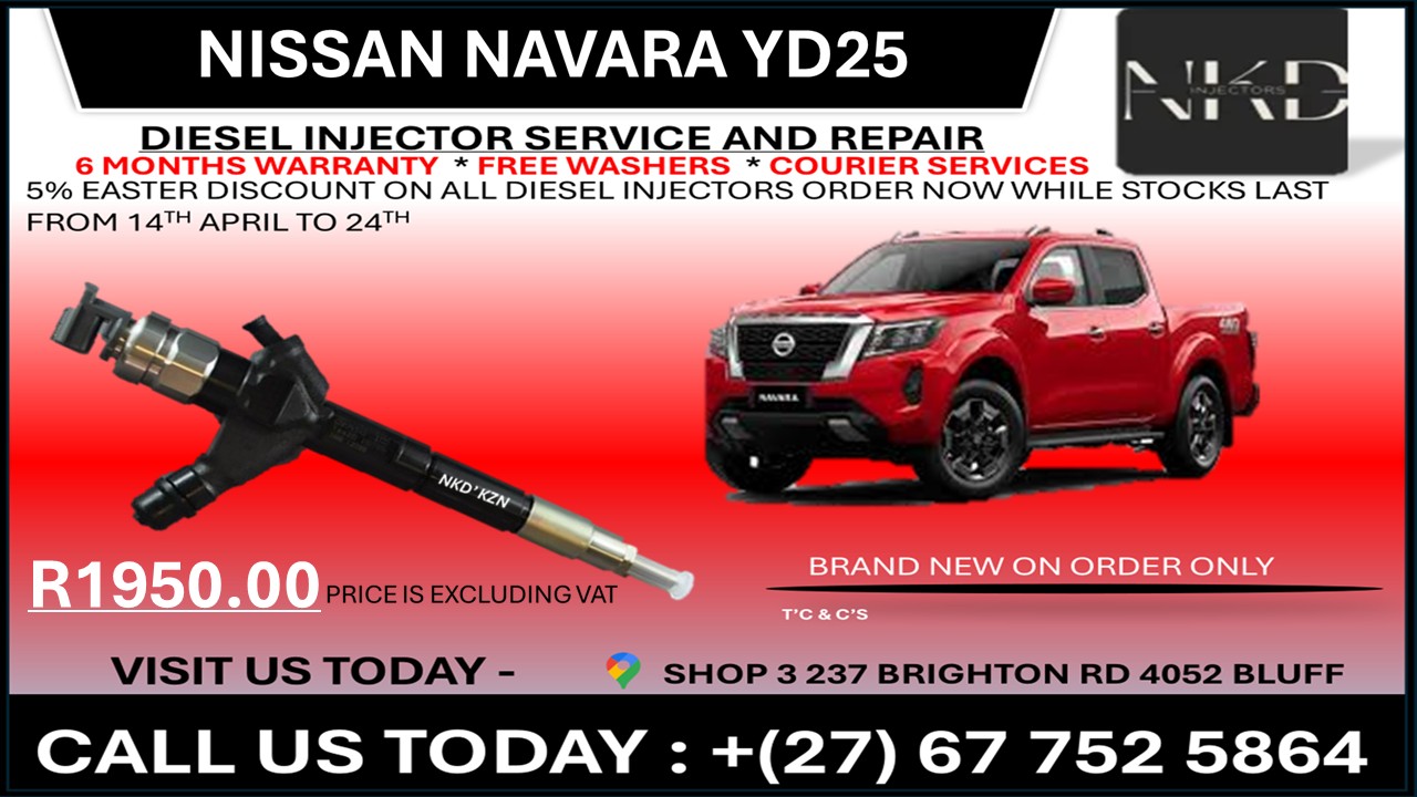 Nissan Navara Yd25 Diesel Injectors on recondition - Private Seller Nissan Navara Yd25 Diesel Injectors on recondition - Private Seller