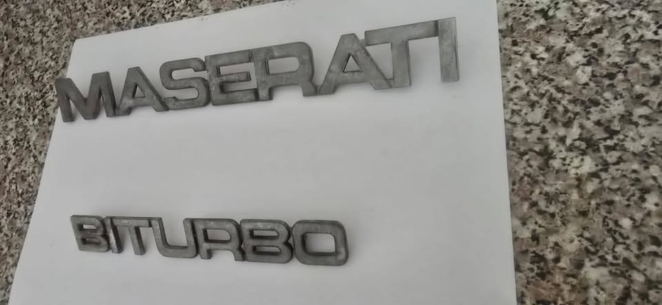 Maserati Biturbo Badges. - Private Seller Maserati Biturbo Badges. - Private Seller