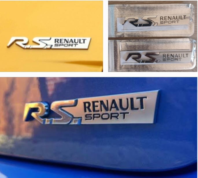 Renault Sport RS badges emblems decals stickers - Private Seller Renault Sport RS badges emblems decals stickers - Private Seller