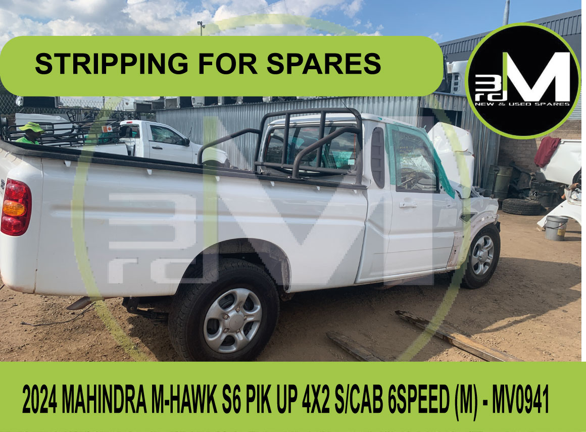 STRIPPING FOR SPARES- 2024 MAHINDRA M-HAWK S6 - Private Seller STRIPPING FOR SPARES- 2024 MAHINDRA M-HAWK S6 - Private Seller