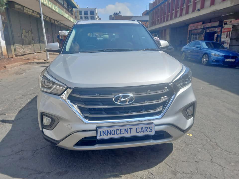 2019 HYUNDAI CRETA 1.5 PETROL, AUTOMATIC TRANSMISSION, SILVER COLOUR, MILEAGE