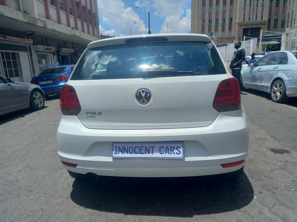 2020 VW POLO VIVO 1.4 PETROL, MANUAL TRANSMISSION, WHITE COLOUR, MILEAGE 57000KM